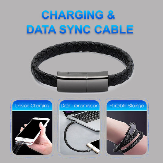 New USB  Bracelet Charger For IPhone14 13 Max USB C Cable For Phone Micro Cable